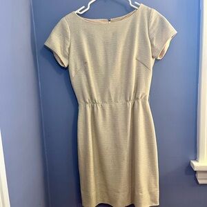 Vintage Gold Short Sleeve Dress
